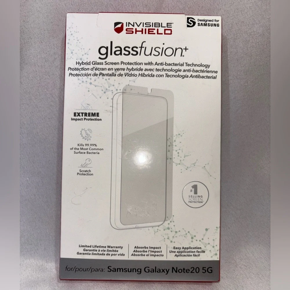 ZAGG InvisibleShield Glass Fusion+ Screen Protector for Samsung Galaxy Note S20